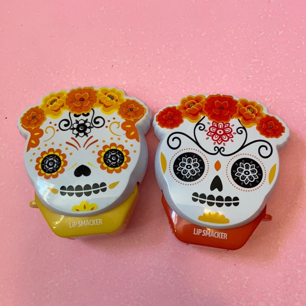 Day of the dead Lip Smackers lip balms lot